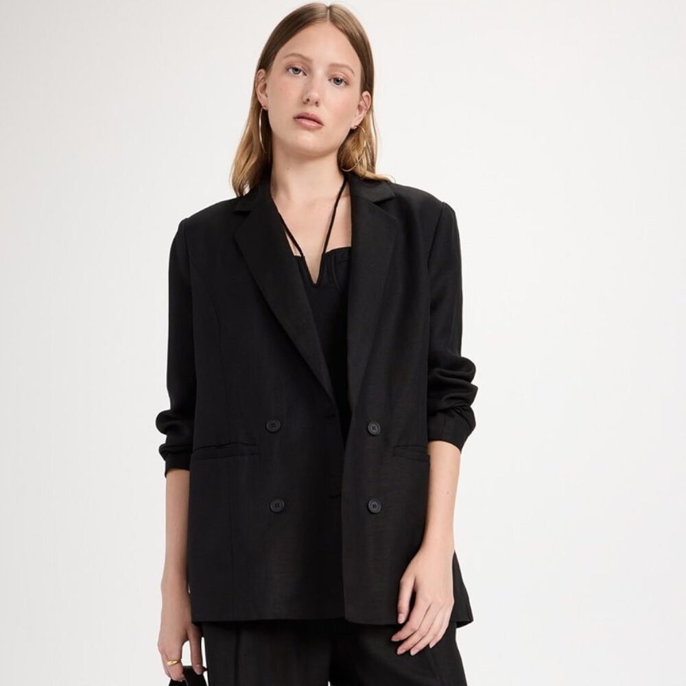 Lioness Oversized Black Blazer - M